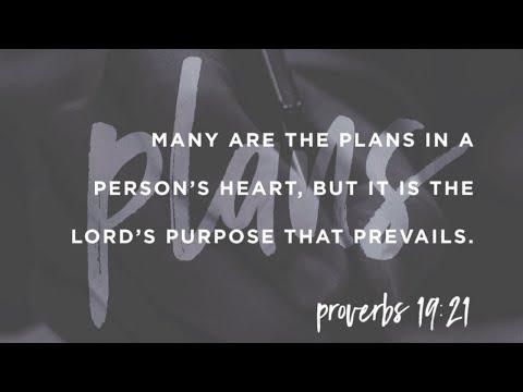 SILENT LS5 Proverbs 19:21 "You can make many plans but the Lord's purpose will prevail" 6.19.2021