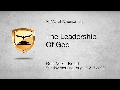 The Leadership Of God — 1 Peter 5:1-9 — Rev. M. C. Kekel