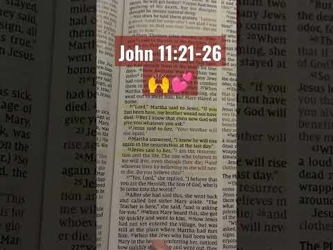 John 11:21-26 NIV ***Believe in Jesus and live!???? #ReadTheWordWithVicky