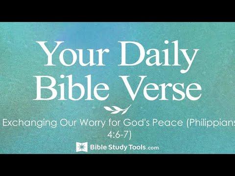 Exchanging Our Worry for God's Peace (Philippians 4:6-7)
