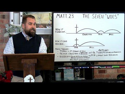 Matthew 23:1 to 39 The Seven Woes of Jesus