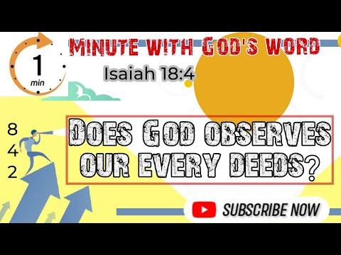 Does God observes our every deeds?(Subtitles: English)@L. Kumzuk Walling|Isaiah 18:4#842