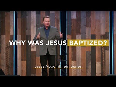 "Why was Jesus baptized?" - Matthew 3:1-17
