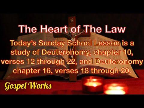 The Heart of The Law, COGIC, Sunday School Lesson, June 26, 2022, Deut. 10:12-22 &amp; Deut. 16:18-20.