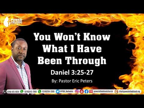 “You Won’t Know What I’ve Been Through" | Daniel 3:25-27 | Pastor Peters