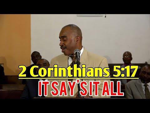 Pastor Gino Jennings - 2 Corinthians 5:17 it Say's it All, all things are become new.