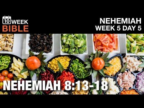 Feast of Tabernacles | Nehemiah 8:13-18 | Week 5 Day 5 Study of Nehemiah