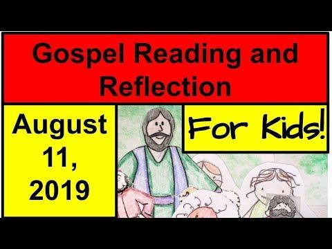 Gospel Reading and Reflection for Kids - August 11, 2019 - Luke 12:35-40