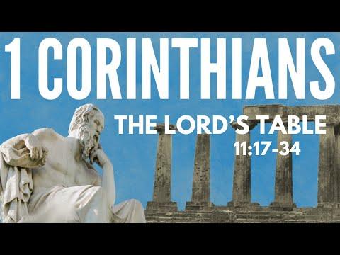 Marco Quintana - 1 Corinthians 11:17-34; The Lord's table.
