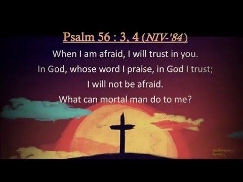Psalm 56 : 3, 4 - When I am afraid, I will trust in you (Scripture Memory Song)