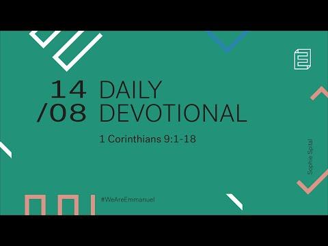 Daily Devotional with Sophie Spital // 1 Corinthians 9:1-18