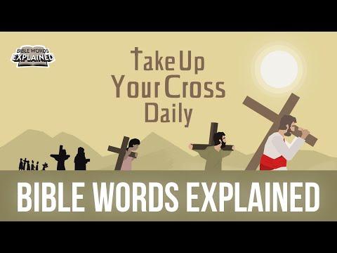 Take up my cross daily, Luke 9:23 // Bible Words Explained (Bible animation)