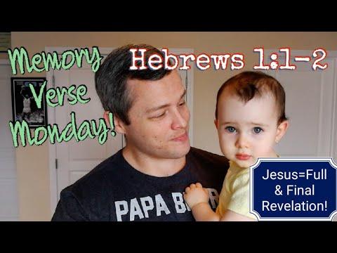 Hebrews 1:1-2 | Memory Verse Monday with Gloria!