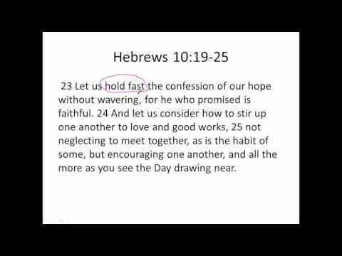 Hebrews 10:19-25 Fireground Briefings