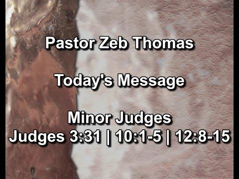 Minor Judges - Judges 3:31, 10:1-5, 12:8-15