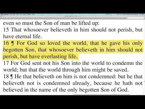 GOD LOVES YOU! - JOHN 3:16-18 - KJV Bible Christian Video - Prayervision.com