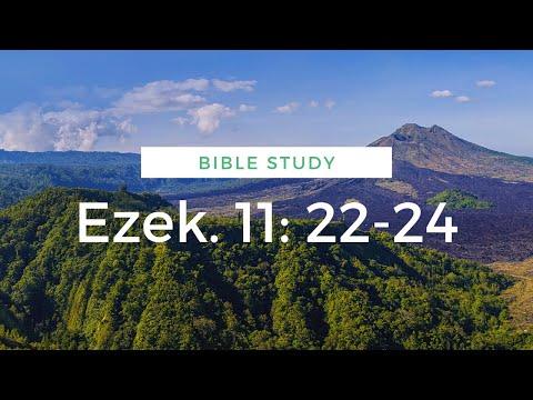 Ezekiel 11: 22-24