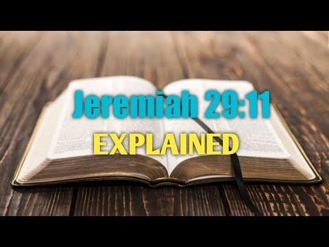THE REAL MEANING OF JEREMIAH 29:11 (SERMON)