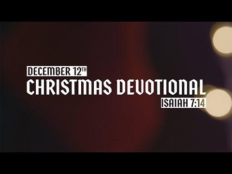 Christmas Devotional: Day 12 - Isaiah 7:14