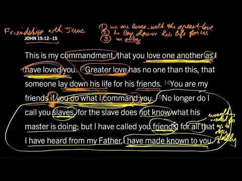 We Are Friends, Not Slaves: John 15:12–15, Part 3