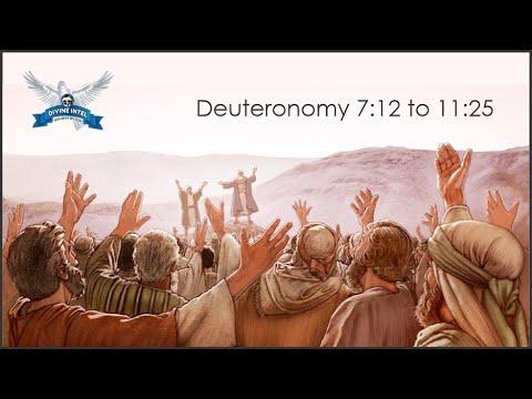 Deuteronomy 7:12 to 11:25- Monday August 15, 2022