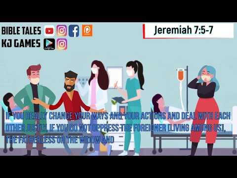Jeremiah 7:5-7 Daily Bible Animated verse 5 July 2020