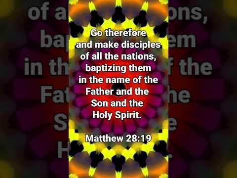 60-Second Sermon - GREAT COMMISSION * Matthew 28:19 * Today's Verses