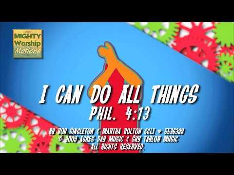 Kids Worship Motions: I Can Do All Things (Phil 4:13) (Motions Video)