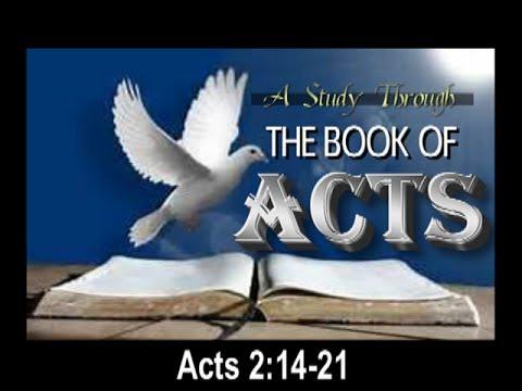 BIBLE STUDY (ACTS 2:14-21)