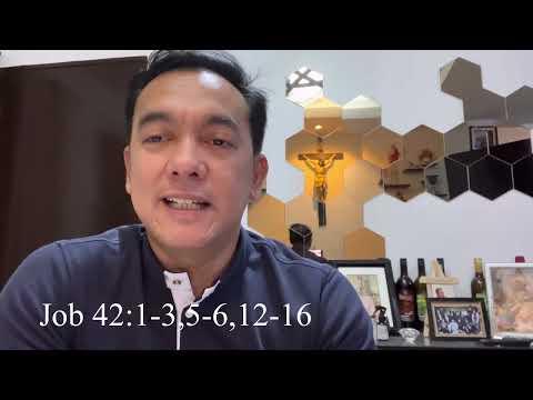 Ang Pagninilay sa Unang Pagbasa, Sabado, October 1, 2022, Job 42:1-3,5-6,12-16