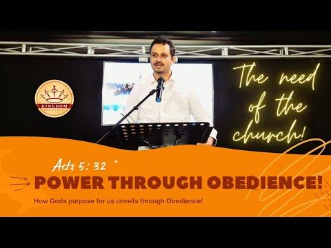 Power through Obedience | Tel msg| Acts 5:32| Revival Series| Gnana Kamal| Kingdom Community |