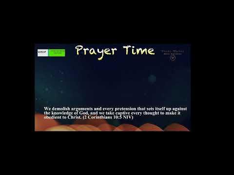 Prayer Time (2 Corinthians 10: 5)