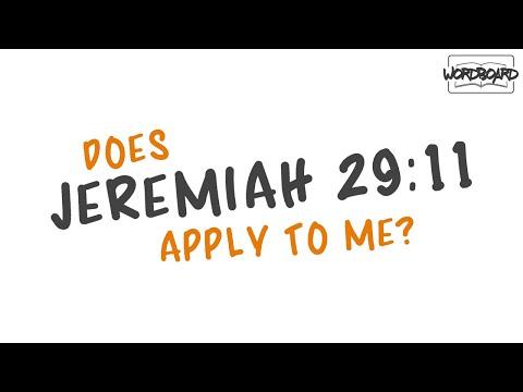 Does Jeremiah 29:11 Apply to Me?