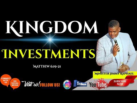 Where Is Your True Treasure?/ Matthew 6:19-21/ Does YOUR investment line up with kingdom values?