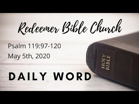 Daily Word — Psalm 119:97-120 — May 5th, 2020