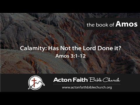 Calamity: Has Not the Lord Done It? - Amos 3:1-12
