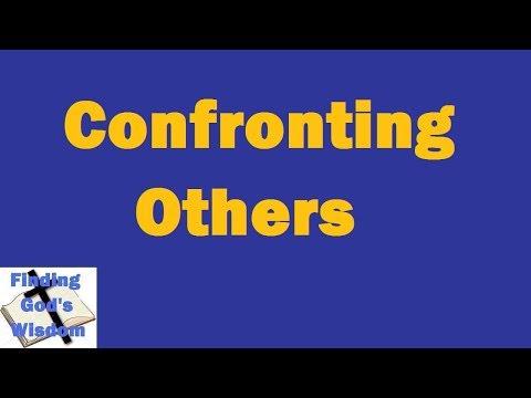 The Bible - Proverbs 17:12 - Confronting Others