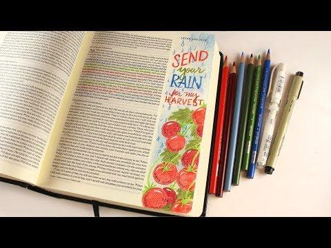 Bible Journaling: Leviticus 26:4 - Send Your Rain