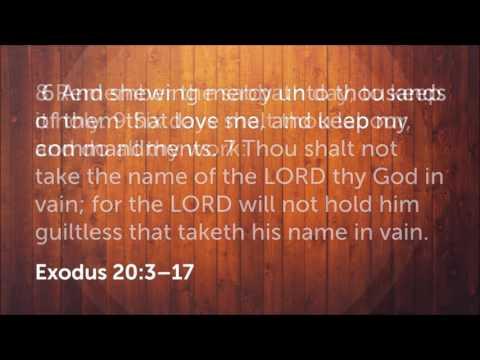 Exodus 20:3-17