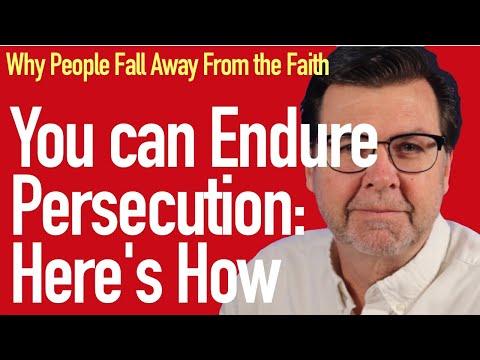 You Need Not Fall Away because of Persecution; Here's How to Stand Firm (Matthew 13:20-21)