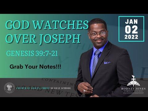 God Watches Over Joseph - Sunday school LIVE - COGIC Legacy - Genesis 39:7-21