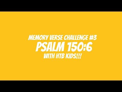 HTB Kids Memory Verse actions - Psalm 150:6