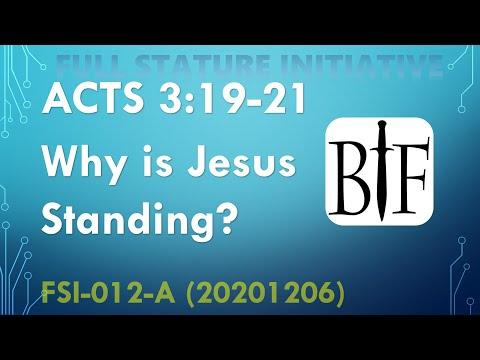 FSI-012-A Acts 3:19-21 Why is Jesus Standing?