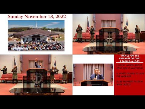 11.13.22 Sunday Service | "Dance For The Applause Of One" | 2 Samuel 6:16-22 | Pastor Scotton