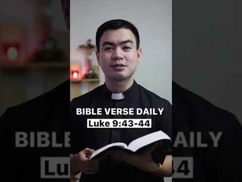 BIBLE VERSE DAILY | LUKE 9:43-44 #bible #bibleversedaily #devotion #catholic