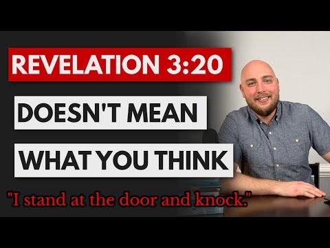 What Revelation 3:20 REALLY Means ("behold i stand at the door and knock")