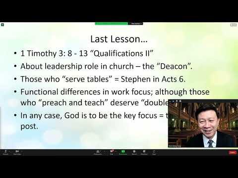 26 June 2022, 1 Timothy 3: 14-16, "Unsolvable Mystery" by Rev. Yong Teck Meng