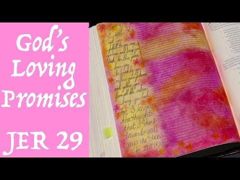 Bible Journaling: A Love Letter (Jer 29:10-12)