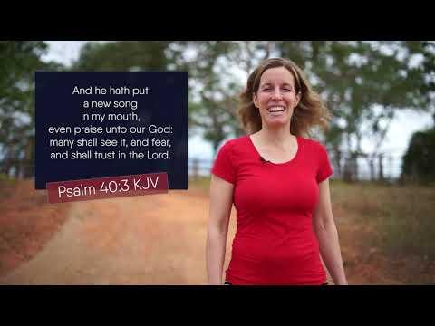 How to sing Psalm 40:3 KJV | And he hath put a new song in my mouth | Musical Memory Verse