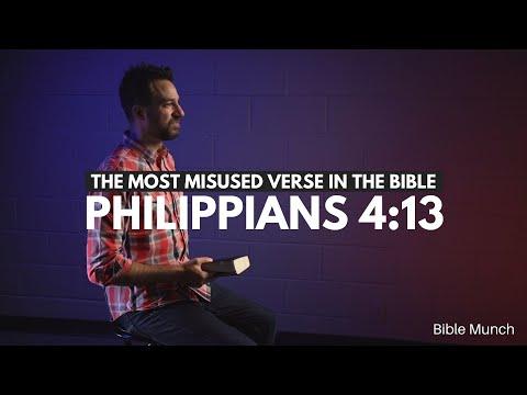 Philippians 4:13 – The Meaning of the Most Misused Verse in the Bible